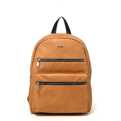 Mochila mediana cinci beige oscuro-0