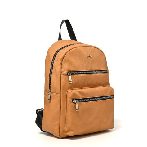 Mochila mediana cinci beige oscuro-1