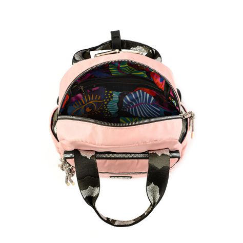 Mochila pequeña yali rosa viejo-3
