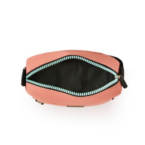 Cartera bandolera pequeña iliana coral-3
