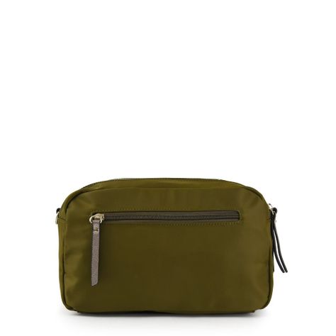 Cartera bandolera mediana fadora verde oliva-2