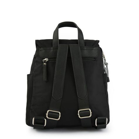 Mochila con tapa grande dotter negro-2