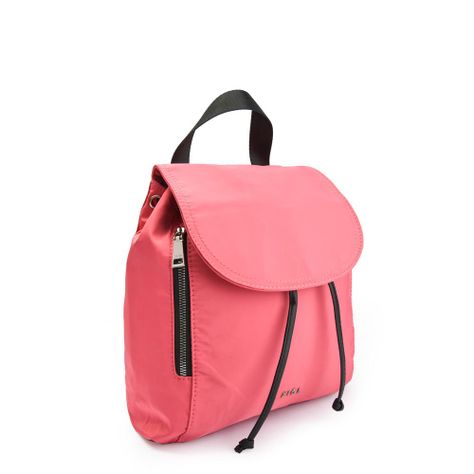 Mochila con tapa mediana blaire rosado-1
