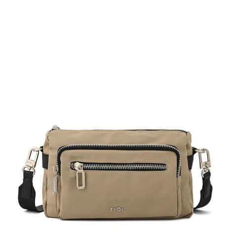 Cartera bandolera mediana ruby taupe-0