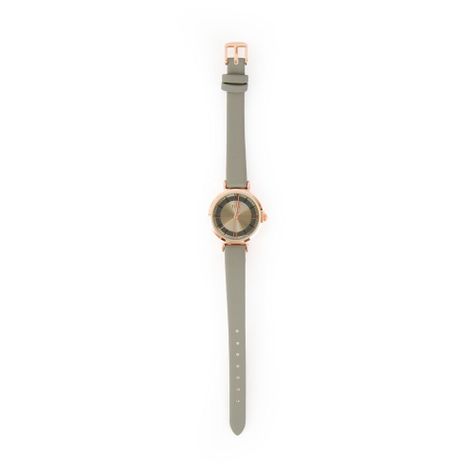 Reloj mediana rebeca gris-0