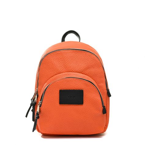 Mochila mediana loana naranja-0