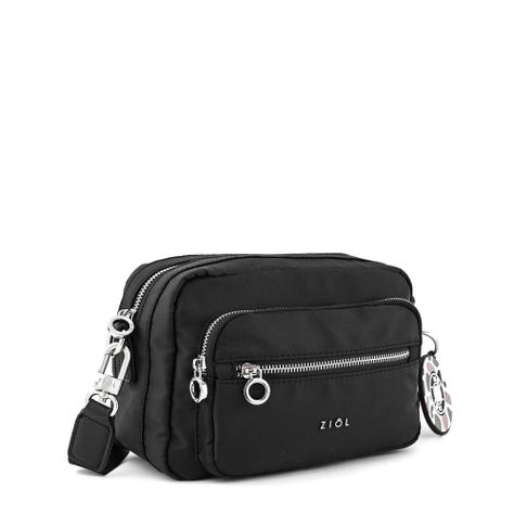 Cartera bandolera mediana morgan negro-1
