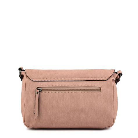 Cartera bandolera con tapa pequeña dina rosa viejo-2