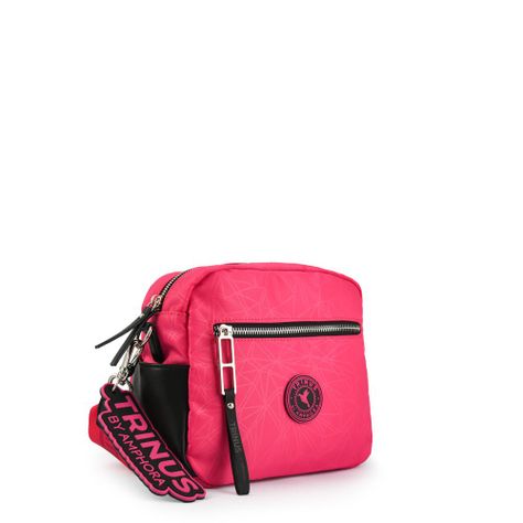 Cartera bandolera mediana saumon fucsia-1