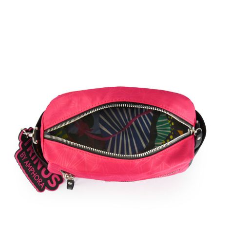 Cartera bandolera mediana saumon fucsia-3