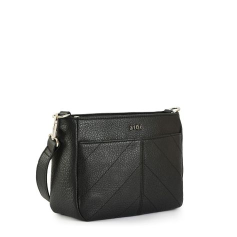 Cartera bandolera mediana agustina negro-1