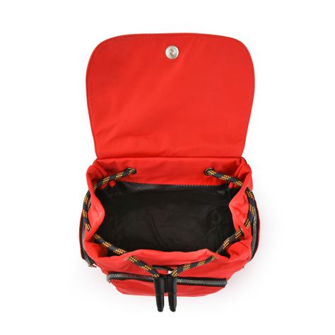 Mochila con tapa mediana simone rojo tomate-3