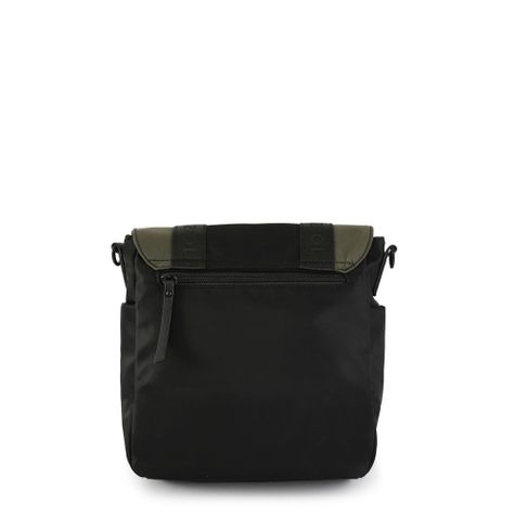 Cartera bandolera con tapa mediana cancun negro-2