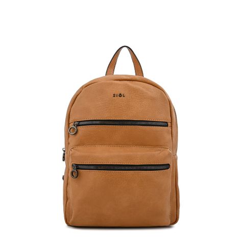 Mochila mediana cinci beige oscuro-0