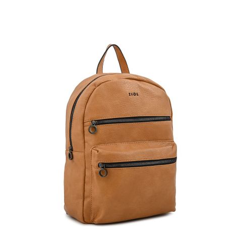 Mochila mediana cinci beige oscuro-1