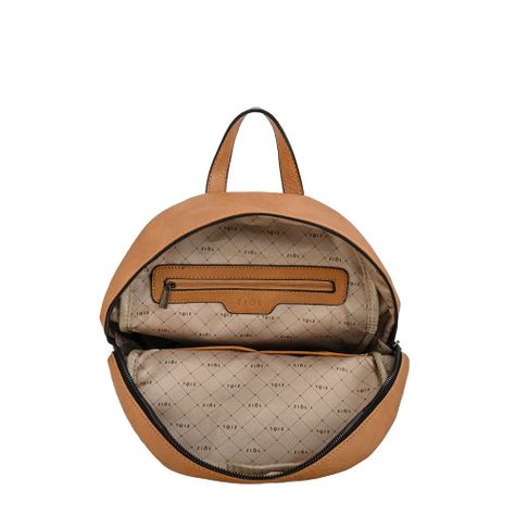 Mochila mediana cinci beige oscuro-3
