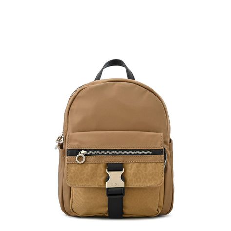 Mochila pequeña monica beige oscuro-0