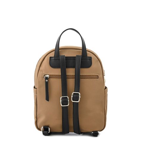 Mochila pequeña monica beige oscuro-2