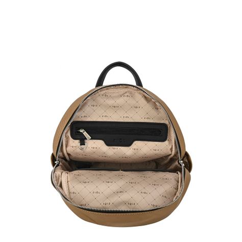 Mochila pequeña monica beige oscuro-3