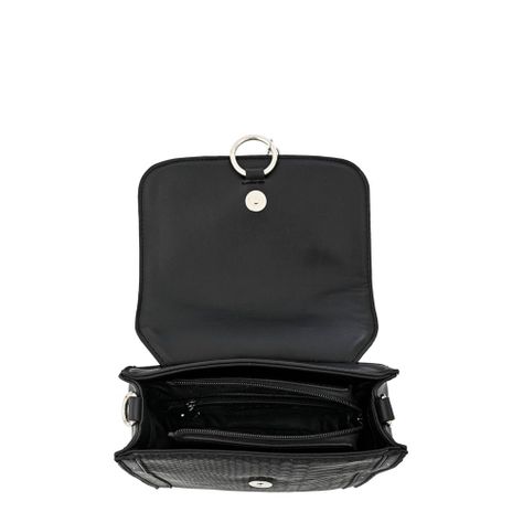 Mochila con tapa pequeña kira negro especial-3