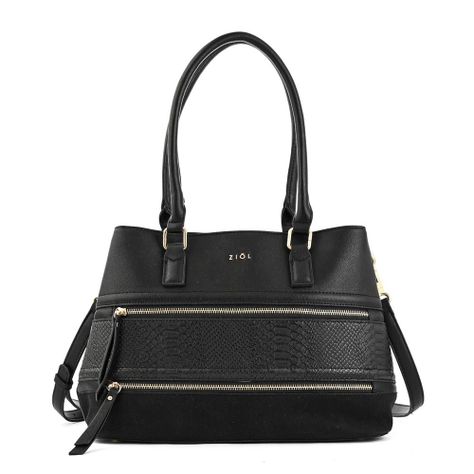 Cartera dos asas mediana ebba negro-0