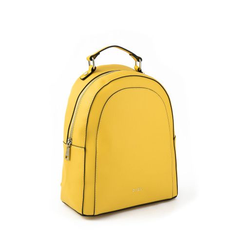 Mochila mediana piarot amarillo-1