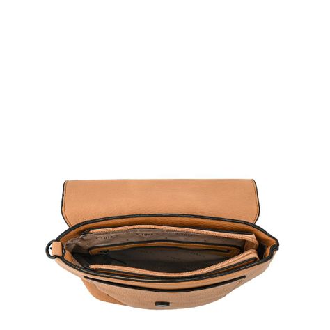 Mochila con tapa pequeña raina camel-3