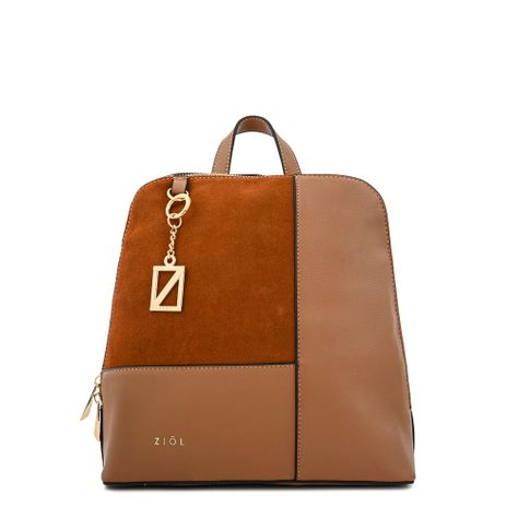 Mochila mediana celina camel-0