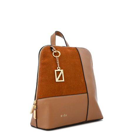 Mochila mediana celina camel-1