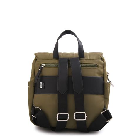 Mochila mediana belina verde oliva-2