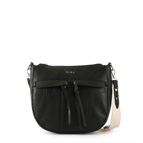 Cartera bandolera mediana edita negro-0