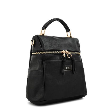 Mochila mediana aoka negro-1