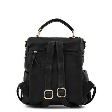 Mochila mediana aoka negro-2