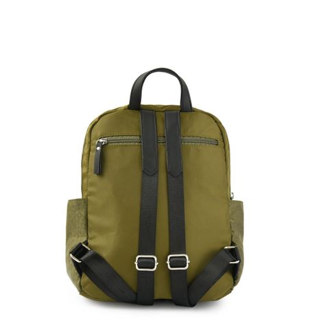 Mochila college mediana verde oliva-2
