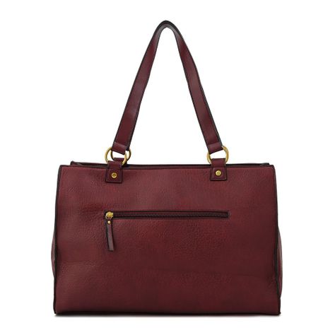 Cartera dos asas porta notebook grande nina rojo-2