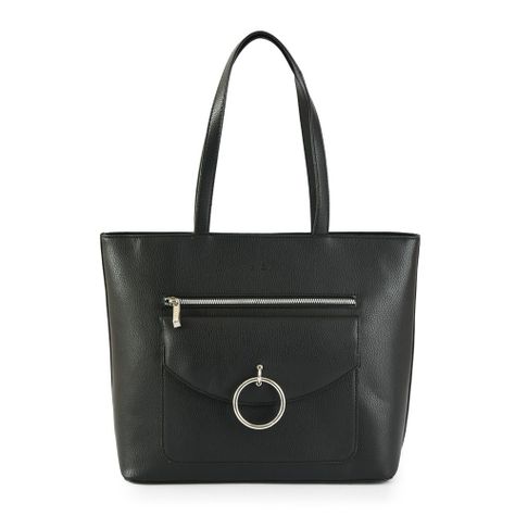 Cartera dos asas grande priscila negro-0