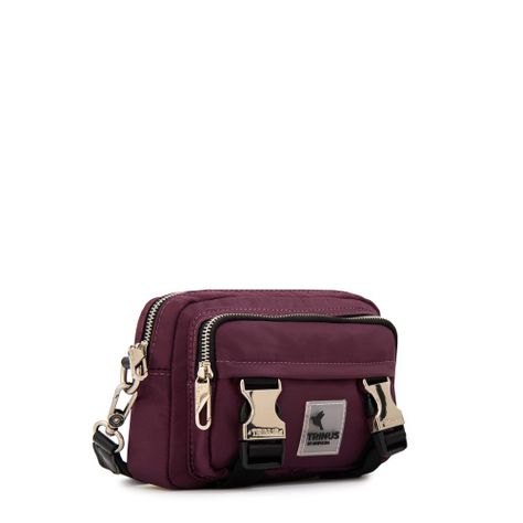 Cartera Bandolera mediana gina burdeo-1