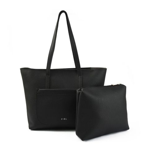 Maisina Cartera Dos Asas Bote Grande Negro-3