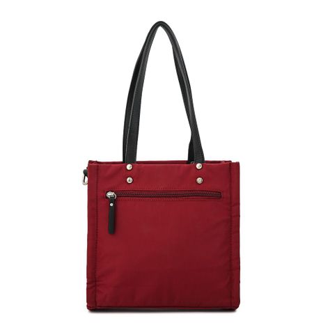 Cartera dos asas tres divisiones mediana lisette burdeo-2