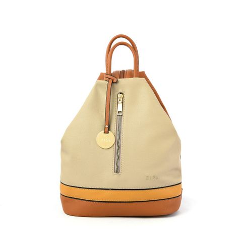 Mochila mediana laisse camel-0