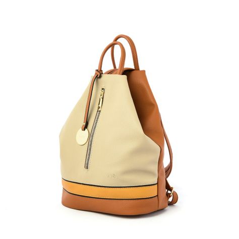 Mochila mediana laisse camel-1