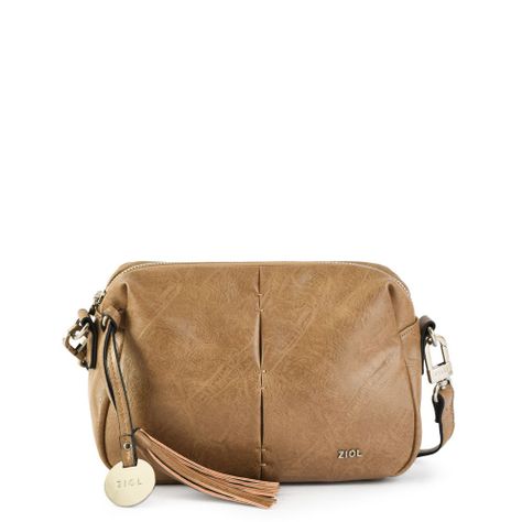 Cartera bandolera pequeña celia taupe-0