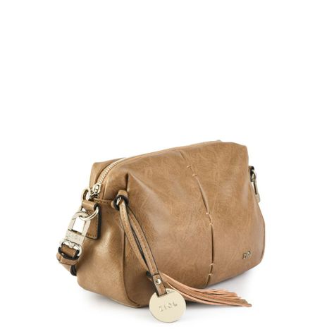 Cartera bandolera pequeña celia taupe-1