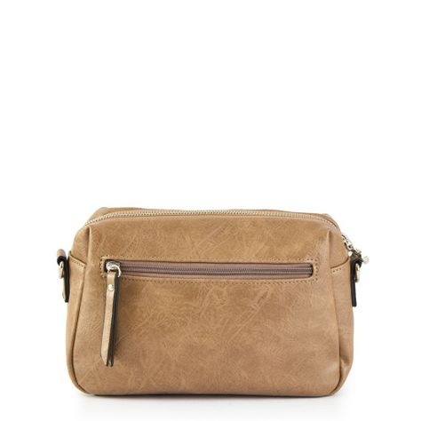 Cartera bandolera pequeña celia taupe-2