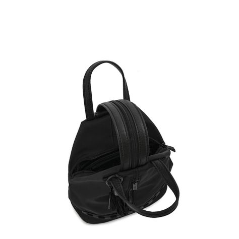 Mochila pequeña kristal negro especial-3