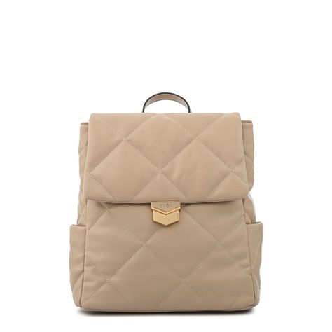 Mochila con tapa mediana liesel beige-0