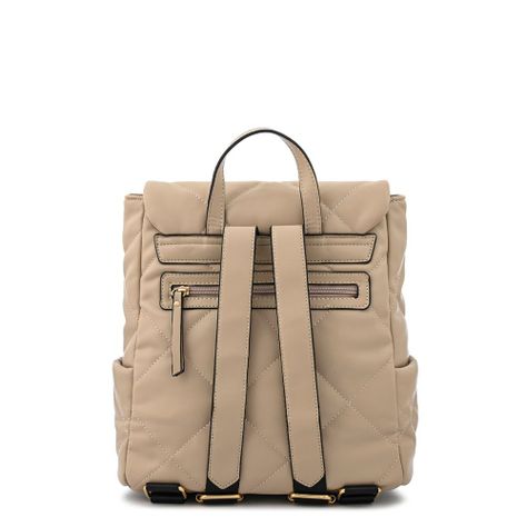 Mochila con tapa mediana liesel beige-2