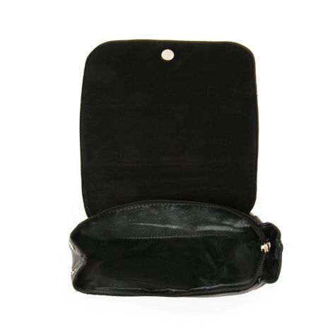 Mochila con tapa mediana elinna negro-3
