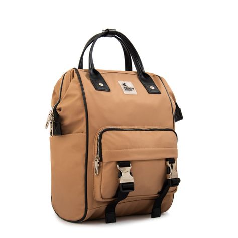 Mochila grande gina beige oscuro-1