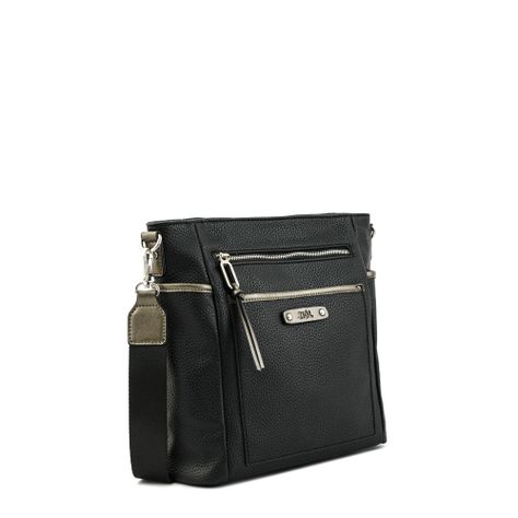 Cartera bandolera pequeña lima negro-1
